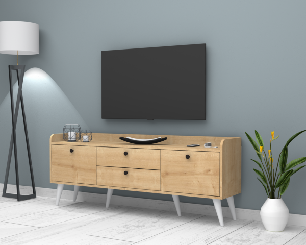 Karmen Tv Ünitesi 160 cm Meşe