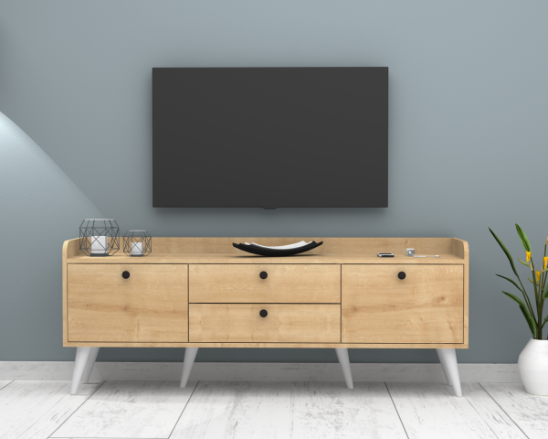 Karmen Tv Ünitesi 160 cm Meşe