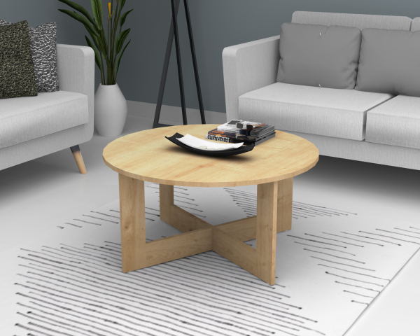 Dmodül Kati Orta Sehpa 80cm Meşe