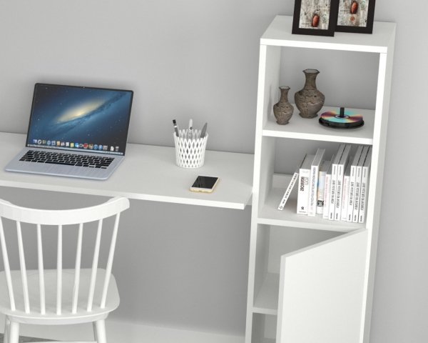 Dmodül Aras Çalışma Masası Kitaplıklı 150 cm