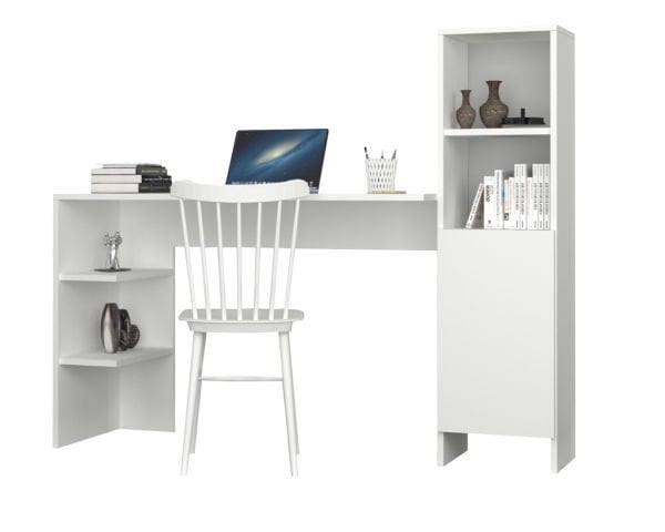 Dmodül Aras Çalışma Masası Kitaplıklı 150 cm