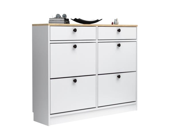 Dmodül Mod Ayakkabılık 120 cm Beyaz Derinlik 30cm