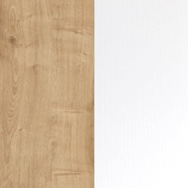 Dmodül Mod Ayakkabılık 120 cm Meşe Beyaz Derinlik 30cm