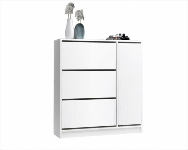 Dmodül Mod Ayakkabılık 105 cm Beyaz Derinlik 30cm