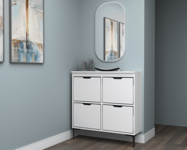 Dmodül Way Ayakkabılık Dolabı 105cm Beyaz