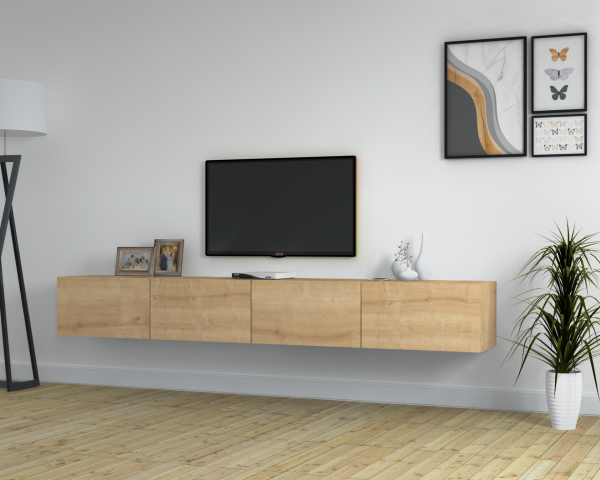 Dmodül Kober Tv Ünitesi 220 cm Safir Meşe