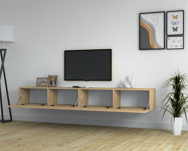 Dmodül Kober Tv Ünitesi 220 cm Safir Meşe