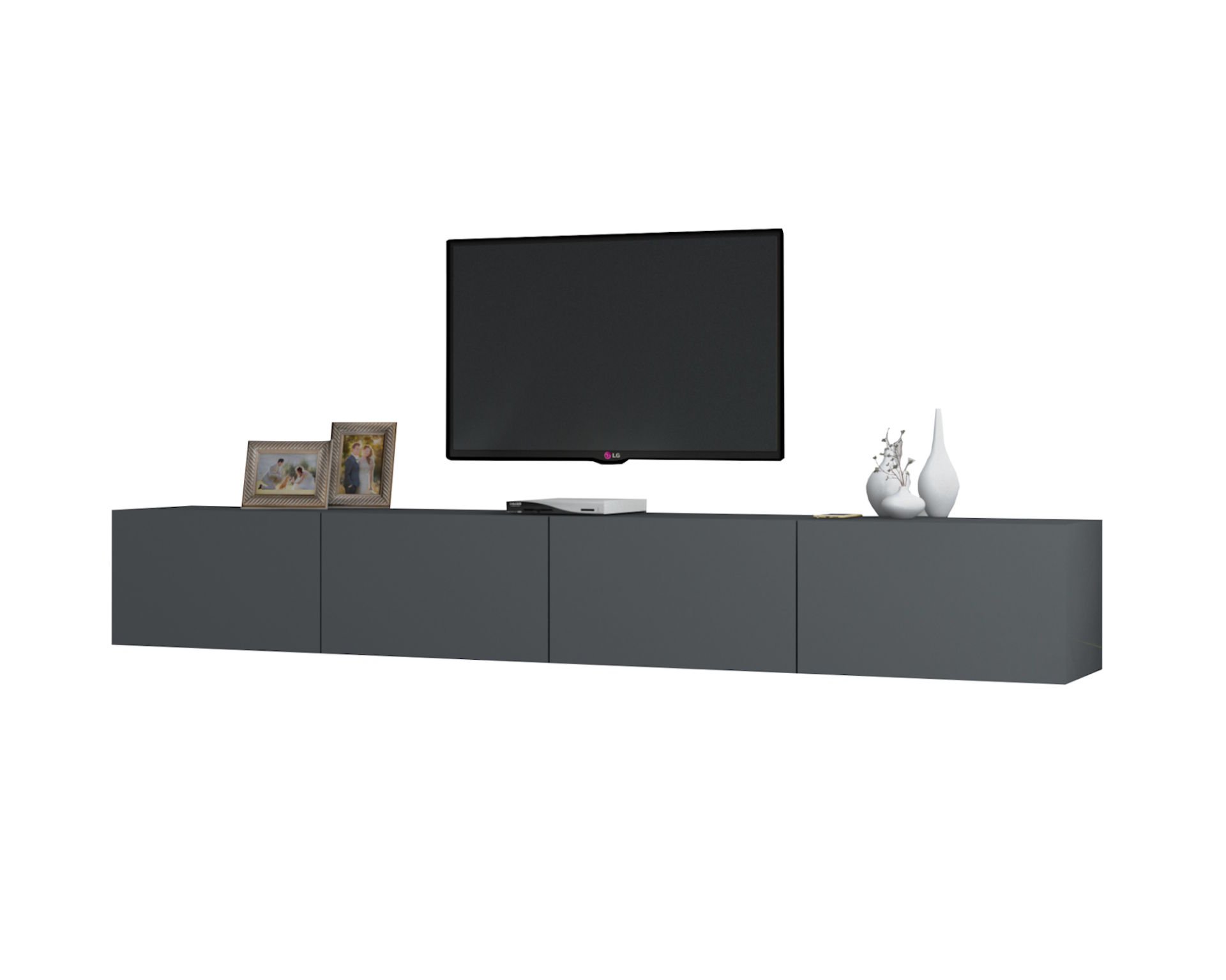 Dmodül Kober Tv Ünitesi 220 cm Koyu Gri