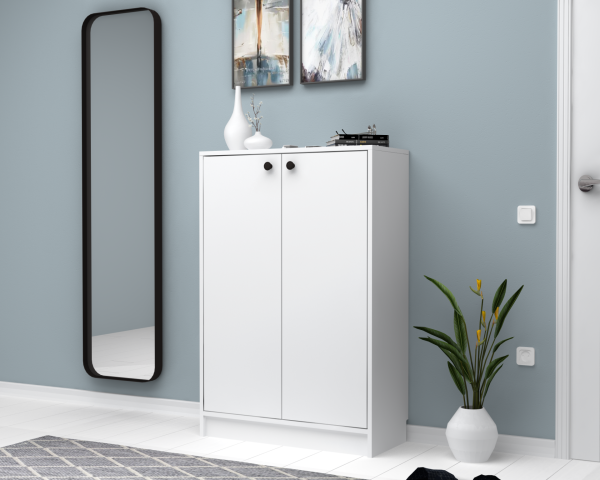 Dmodül Sirius Ayakkabılık 80 cm Beyaz Derinlik 35 cm