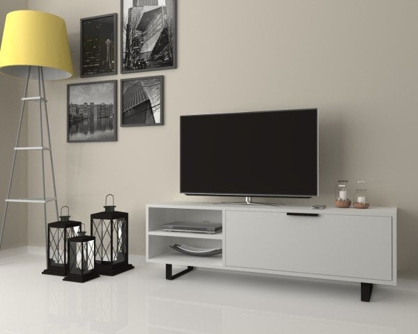 Dmodül New Smart 140 cm Tv  Ünitesi Beyaz