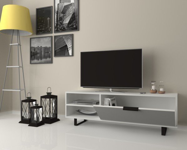 Dmodül New Smart 140 cm Tv  Ünitesi Beyaz