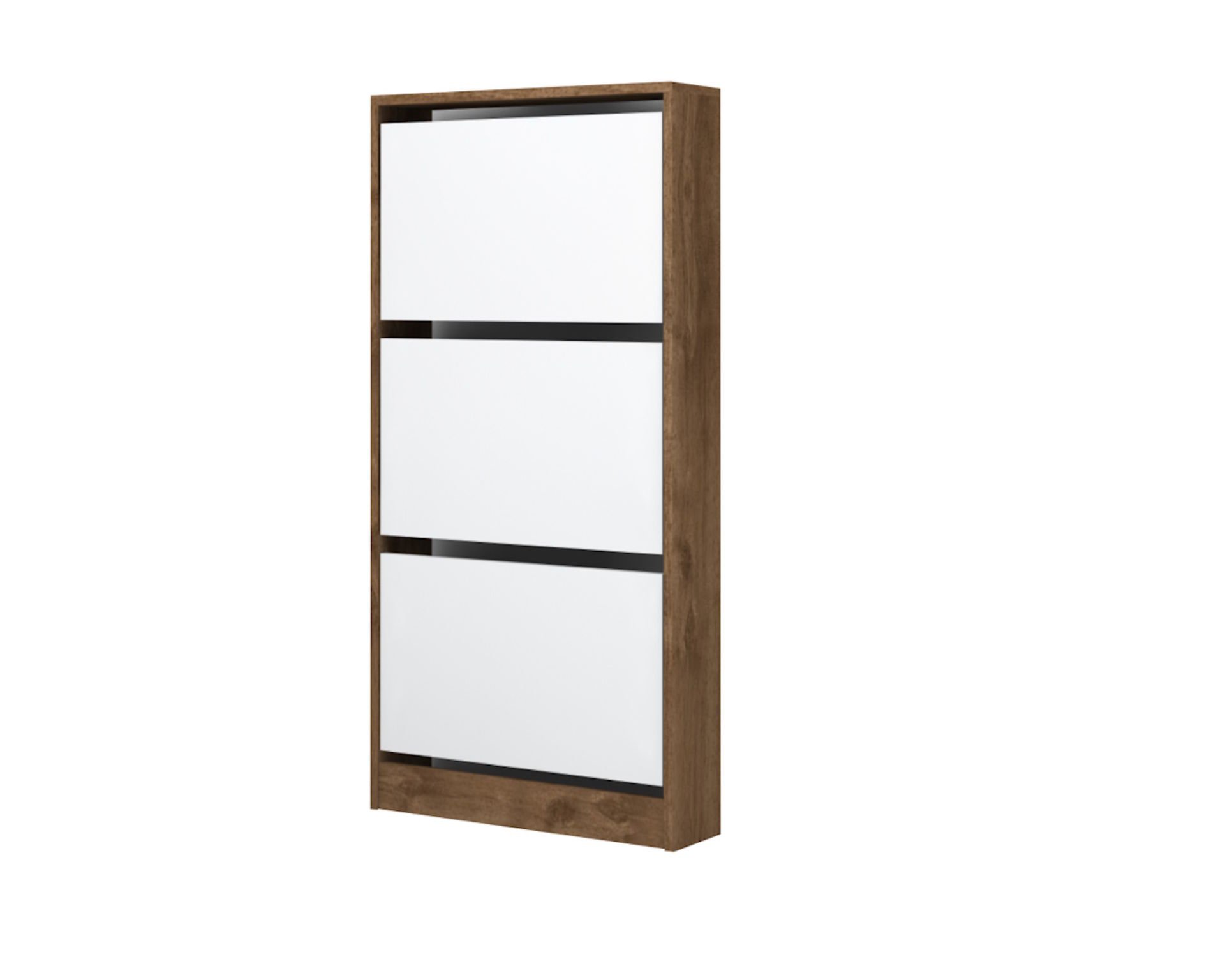 Dmodül Space Ayakkabılık 65 cm Ceviz-Beyaz Derinlik 17cm