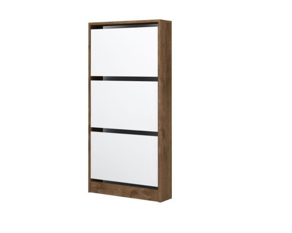Dmodül Space Ayakkabılık 65 cm Ceviz-Beyaz Derinlik 17cm