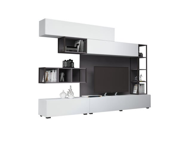 Dmodül Tronador Tv Ünitesi 260 cm Gri-Byz