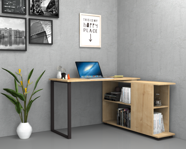 Dmodül Oslo Çalışma Masası Kitaplıklı 120 cm