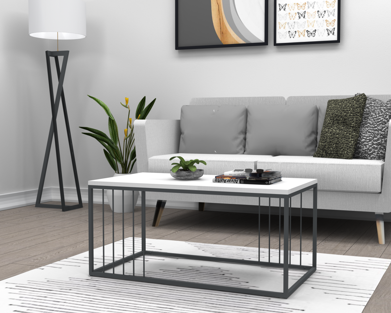 Denza Orta Sehpa 90cm