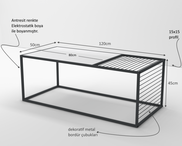 Loft Orta Sehpa 120cm