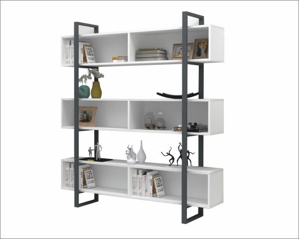 Dsy Metal Ayaklı Kitaplık 160cm