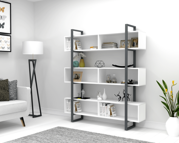 Dsy Metal Ayaklı Kitaplık 160cm