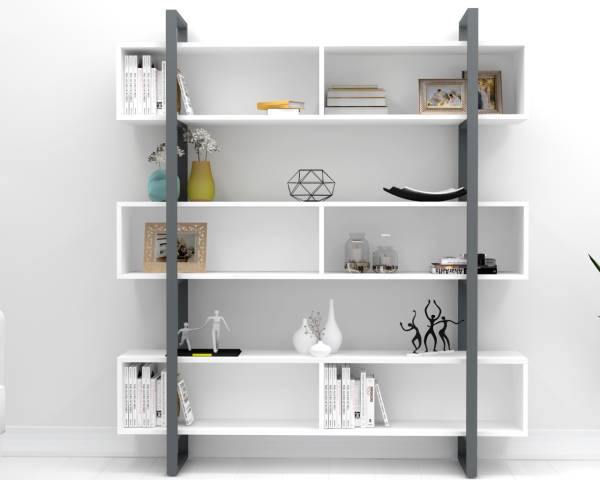 Dsy Metal Ayaklı Kitaplık 160cm