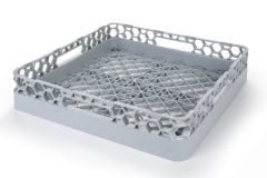 Bulaşık Kaseti Bardaklık Alt Gövde Geniş Delikli 500x500x100h/mm