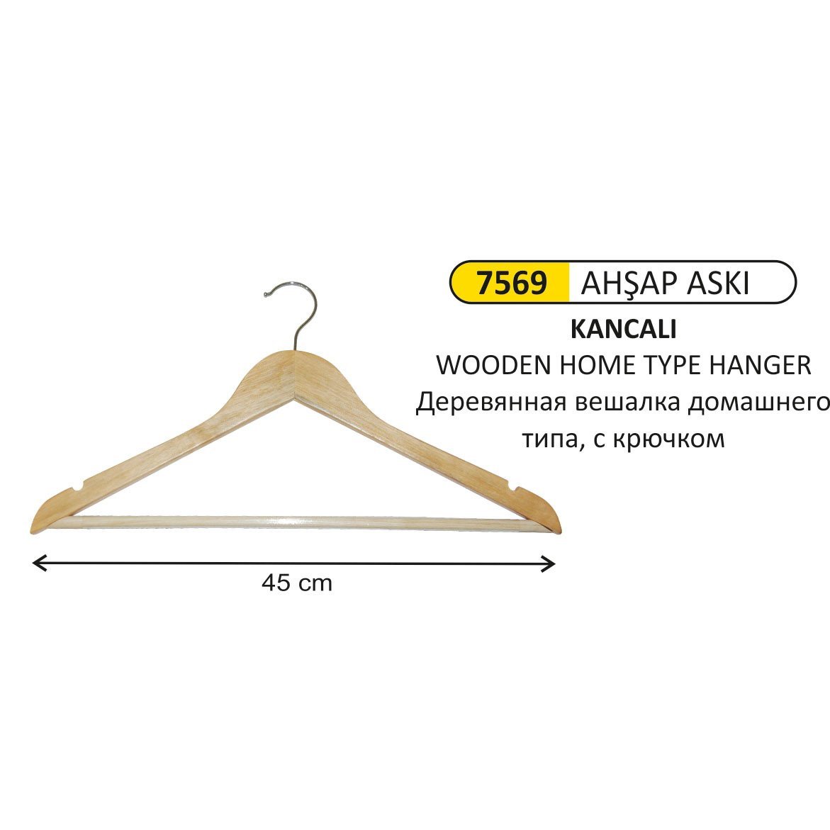 ASKI AHŞAP EV TİP KANCALI