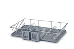 Düz Metal Tabaklık Tepsili+Kaşıklık 485x310x90h/mm