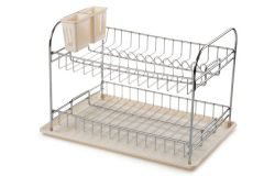 İki Katlı Metal Tabaklık Tepsili 475x310x310h/mm