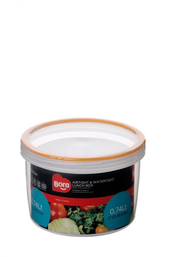 Contalı Vidalı Saklama Kabı 740ML