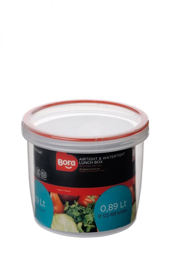 Contalı Vidalı Saklama Kabı 890ML