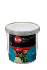Contalı Vidalı Saklama Kabı 1060ML