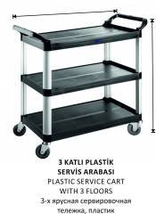 SERVİS ARABASI 3 KATLI PLASTİK