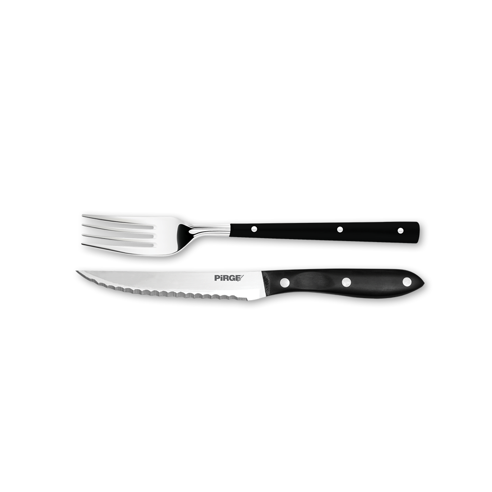 Biftek Bıçağı ve Çatal Seti 12 cm