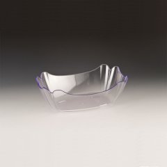 DİKDÖRTGEN POLYCARBONAT TEŞHİR KASE  27*18*H9 CM