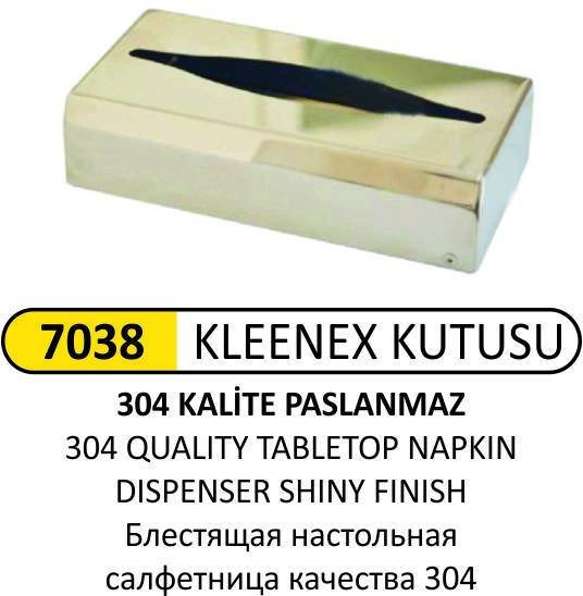 MASA ÜSTÜ PEÇETELİK PARLAK 304 KALİTE
