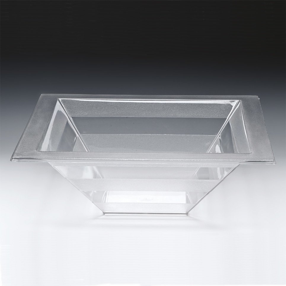 DERİN POLYCARBONAT TEŞHİR KASE/KARE 44,5*44,5*H 15,5 CM