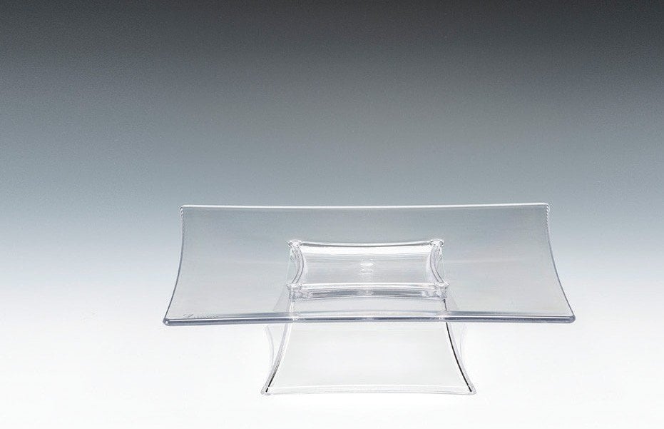 POLYCARBONAT 35 CM KARE AYAKLI TEŞHİR