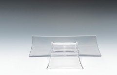 POLYCARBONAT 35 CM KARE AYAKLI TEŞHİR