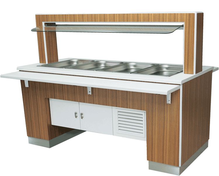 SALATA BAR MOTOR SOĞUTMALI 73x114 H: 90/150 CM