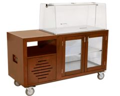 PASTA TEŞHİR ARABASI MOTOR SOĞUTMALI 50x140 H:125 CM