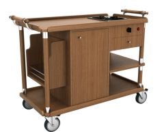 FLAMBE ARABASI TEK OCAKLI 55x120 H: 85 CM