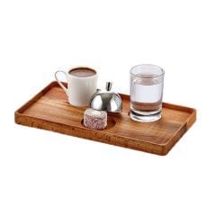 AHŞAP DİKDÖRTGEN TÜRK KAHVE SETİ (22,5x14,5x2)