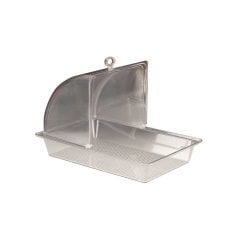 POLYCARBONAT DİK ROLLTOP KAPAKLI DERİN FANUS 43*28 CM