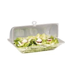 POLYCARBONAT ROLLTOP KAPAKLI YİVLİ KASELİ FANUS 43,5*28,5 CM