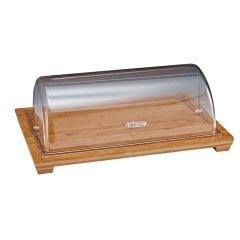 AHŞAP ALTLI POLYCARBONAT ROLLTOP KAPAKLI MUHAFAZA KABI 59*39 CM