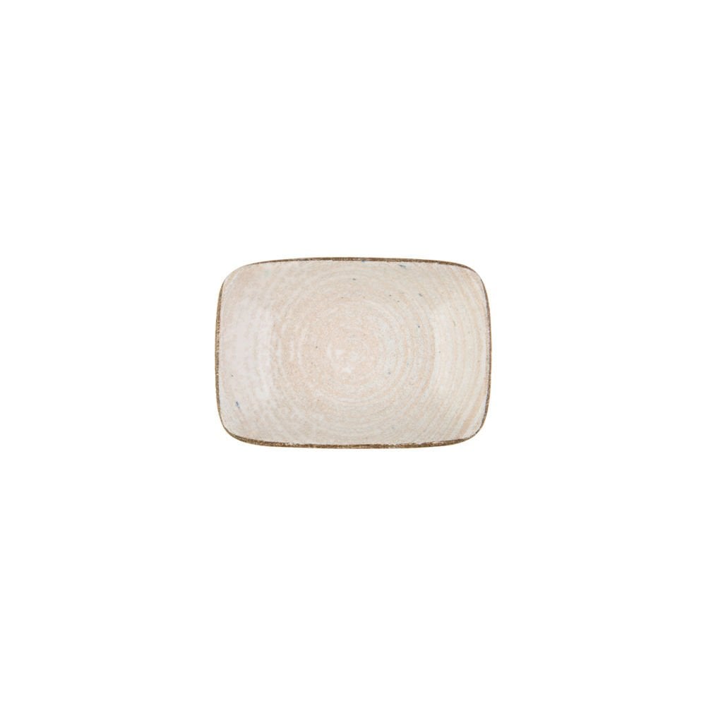 Mocha Quadro Dikdörtgen Kayık 13 cm (12 * 8)