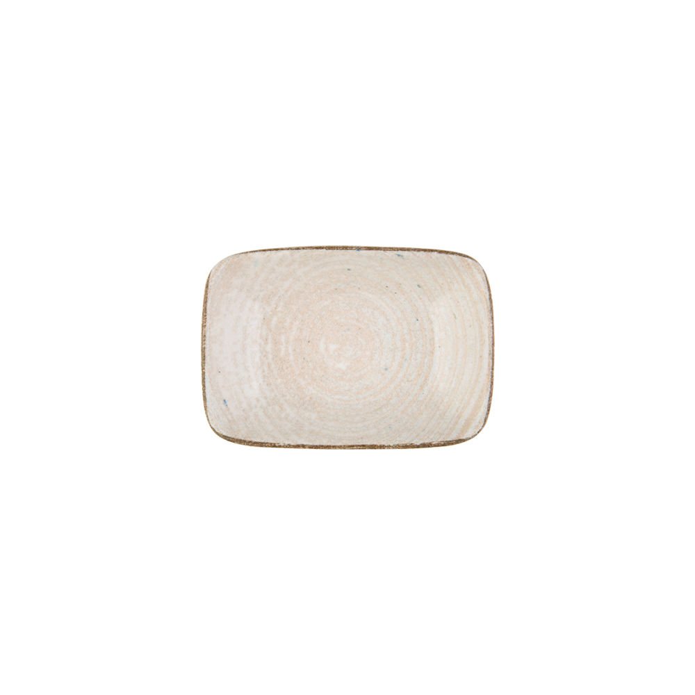 Mocha Quadro Dikdörtgen Kayık 15 cm (14 * 10)