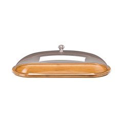 AHŞAP ALTLI OVAL FANUS 48*19* CM