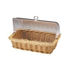 POLYCARBONAT KAPAKLI SEPETLİ FANUS 44X30 CM