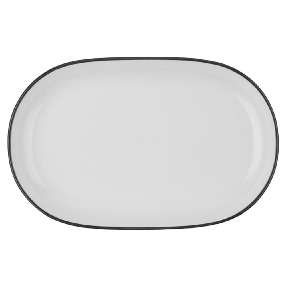 Modest Black Magnus Oval Kayık 37 cm
